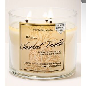 Bath & Body Works Smoked Vanilla Soy Candle